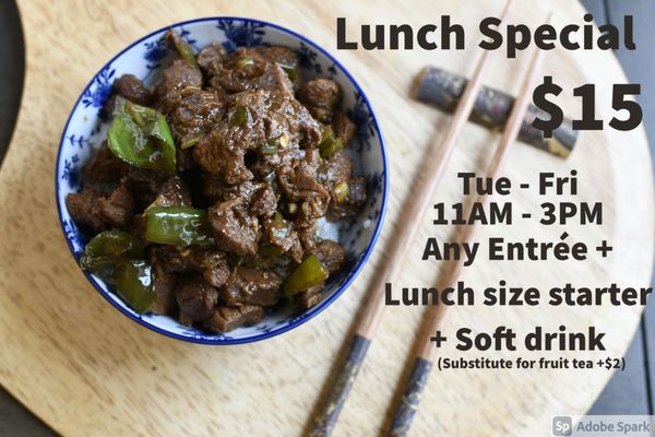 Lunch special deal!