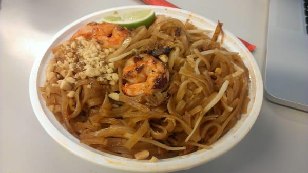 Pad Thai with shrimp