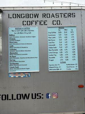 Food truck menu 11-18-23