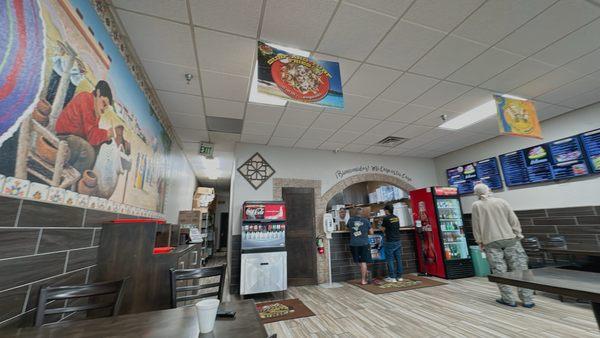 Kitchen and register area