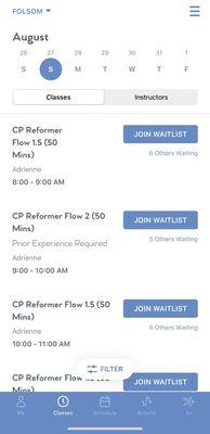 Difficulty with booking: Number of people on the waitlist (for reference today is 8/26)