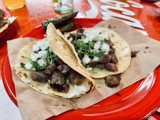 Carne asada tacos