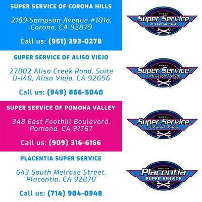 Super Service of Corona Hills - Schedule your next Auto & Fleet Repair Shop today - Ask about our daily specials