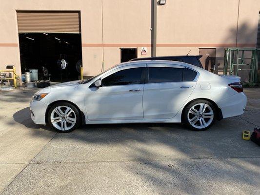 Honda Accord powder coat color change