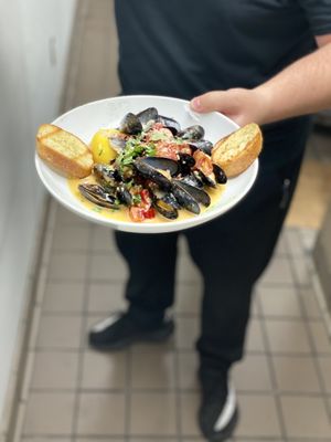 Mussels Calabrese!!