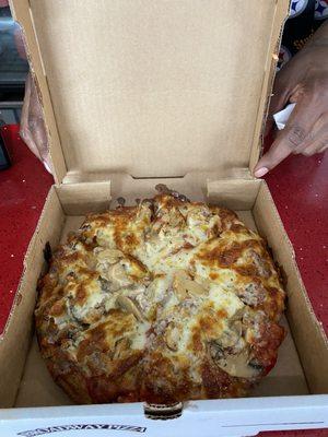 Sausage & Mushrooms Pizza