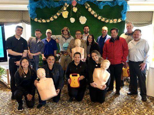 Team Up to Save Lives!  Transform your team-building experience with on-site CPR training. Build teamwork, boost confidence, and learn l