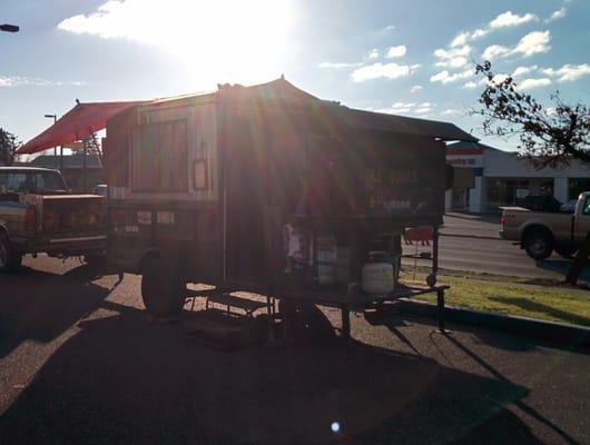 Cool cooking trailer!