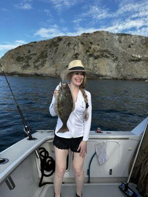 My beautiful friend catching some fish