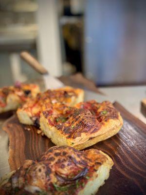 Tomato focaccia (I took this one home)