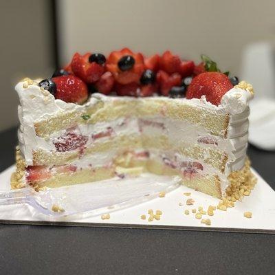 Layers, has a lot of strawberries inside!!!!!