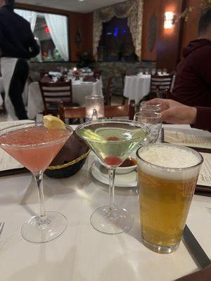 Raspberry Lemonade Martini & Apple Martini & IPA