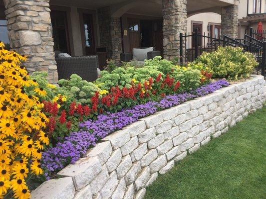 Entryway garden for Denver area client.