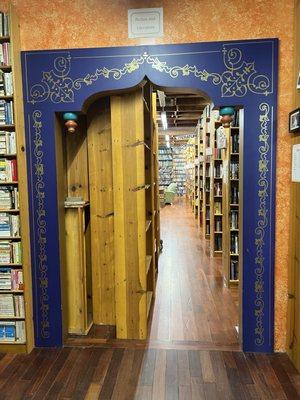 One of the many sections at Iliad Book Shop