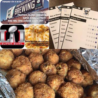 Mac & Cheese Balls. Winner of the 2017 Panther Island Brewing Mac & Cheese Cook Off!