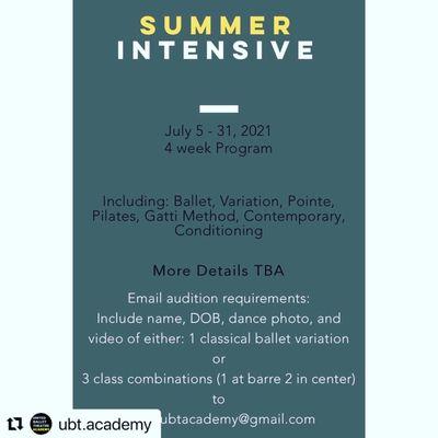 Summer Intensive