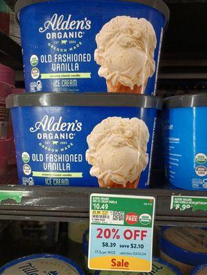 Alden Organic Ice Cream