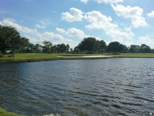 Stunning 9th green.