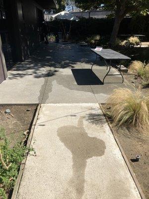 Clean patio