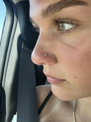 nose piercings on the right side