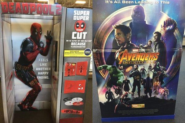 Picking up Deadpool 2 & Avengers: Infinity War on Blu-Ray