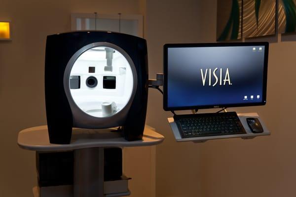 Reveal your true skin type and learn about your skin's hidden problems  with Visia Skin Scanner. We use it during our First Time Facials