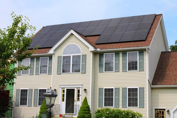 8.64 kW solar electric system in Westford, MA.