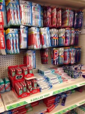 Toothpaste & tooth brushes