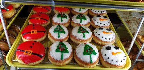 Christmas donuts very nice