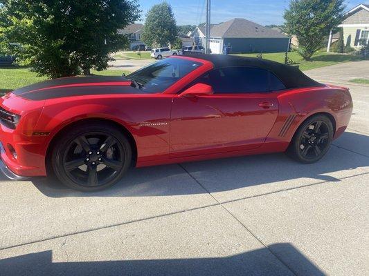 Camero SS restripped