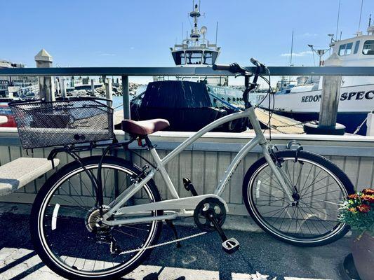 My bike was stolen at the MB pier on Friday at 3-6pm. MB Officer Yount was professional and is a staple  for community oriented policing .