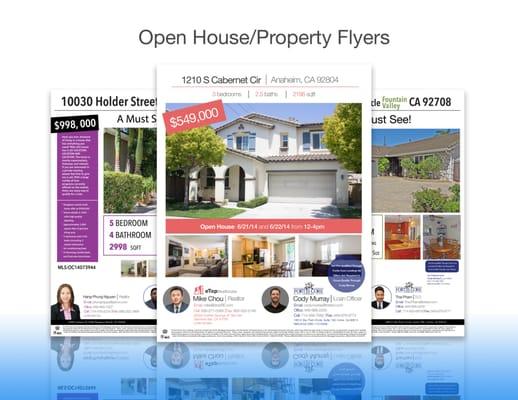 Need to advertise an open house? Check out these sampled co-branded property flyers that will help drive traffic to your listing