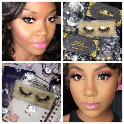 Mink Lashes & Promo Video Makeup (hair line)