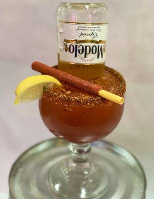 Our signature Michelada