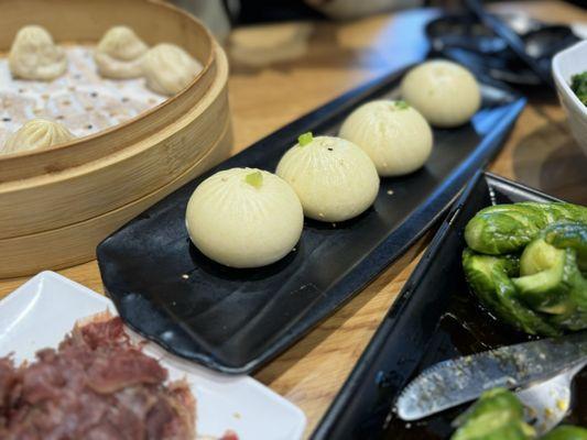 Steamed pork buns