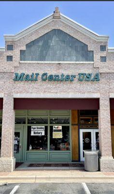 Mail Center USA is located in West Lake's Randall's Shopping Center. We are in between Chipoltle and Pinkberry Yogurt. :-)