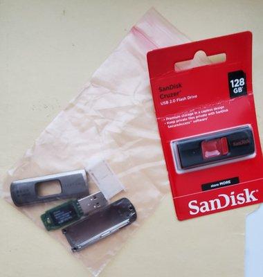 Disappointed.  My SanDisk Titanium thumb drive returned taken apart.