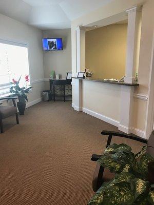 Waiting Room at Pineville Dentistry.