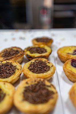 Chocolate Pastéis de Nata aka Portuguese Egg Tart ($4/ea or $21/6)