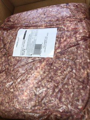 10 lbs fresh ground beef