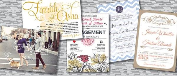 Our invitation printing services result in custom, high quality invitations that can help you get the party started...