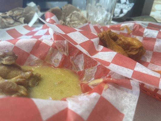 Colorado and Habanero flavored wings