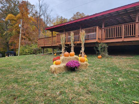 Clubhouse in the fall