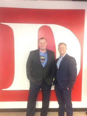 Tim Bicknell and Mike Turner at The Best of D Magazine Insurance Agents award night.