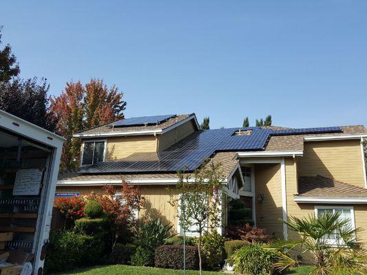 This CA home is also the site for a daycare facility. Sunfinity handles residential AND commercial solar projects.