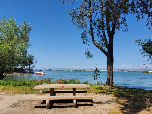 One of the campsites (Charlie's Point)