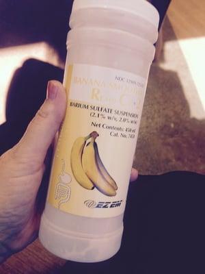 Banana barium :/