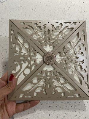 Laser Cut Invitations