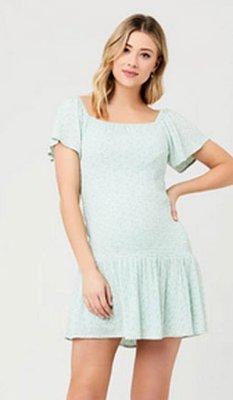 Betsy Shirred Maternity & Nursing Dress by Ripe Maternity.