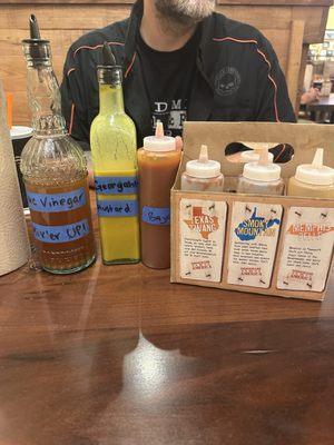 They had such a huge variety of sauces and they all taste amazing